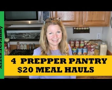 4 Prepper Pantry $20 Haul Meal Ideas Weekly Food Shortage