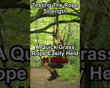 Making Strong Rope From Grass #bushcraft #survival #camping #outdoors #grass