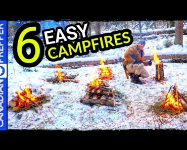 6 Easy Campfires Everyone Should Know for Survival and Recreation