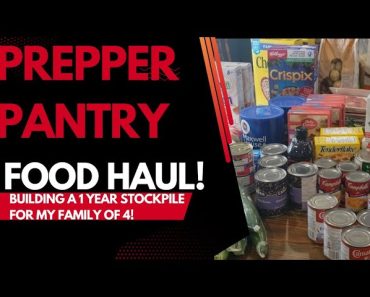 Prepper Pantry Grocery Haul